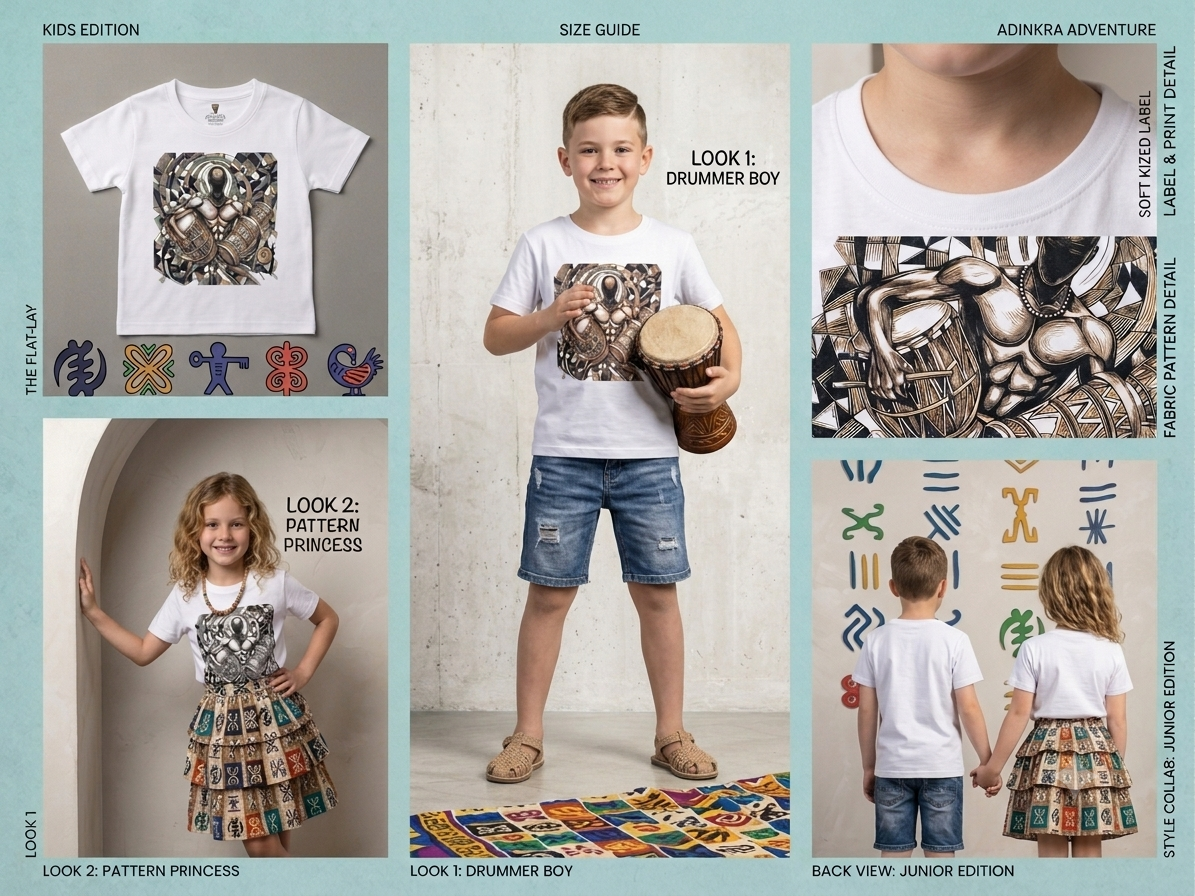 The Drum Man – Premium Unisex Graphic T-Shirt - Image 2