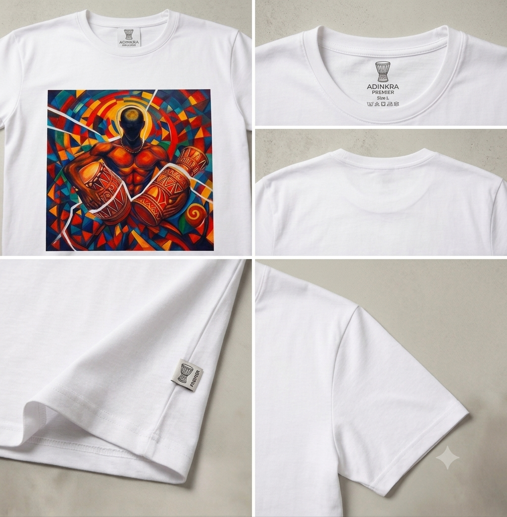 The Drum Man – Premium Unisex Graphic T-Shirt Collection - Image 3